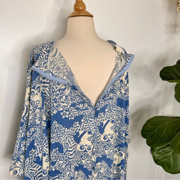 Vintage Liberty House of Hawaii lemur print caftan - Picture 6 of 6